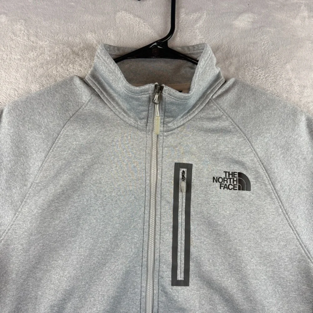 North Face 1/2 Zip Pullover Men Medium Gray Canyonlands Tech Fleece Sweatshirt